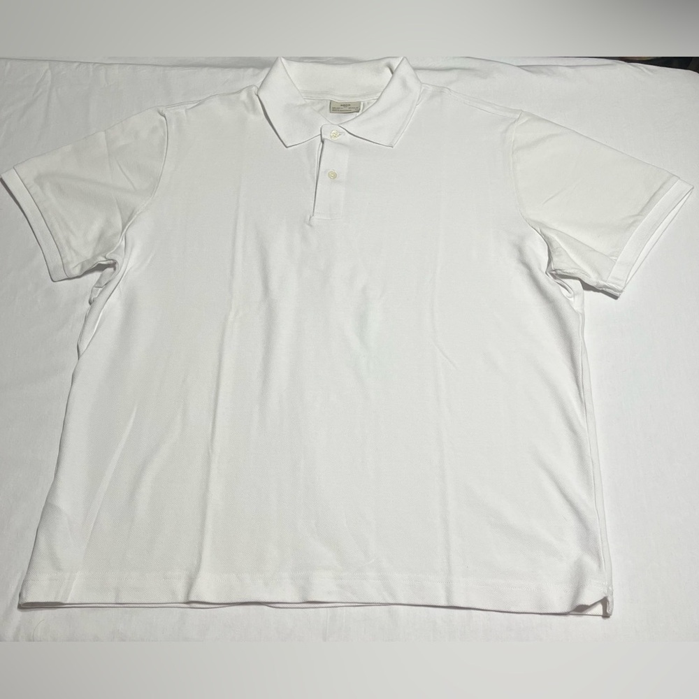 Mango Crisp White Polo Shirt